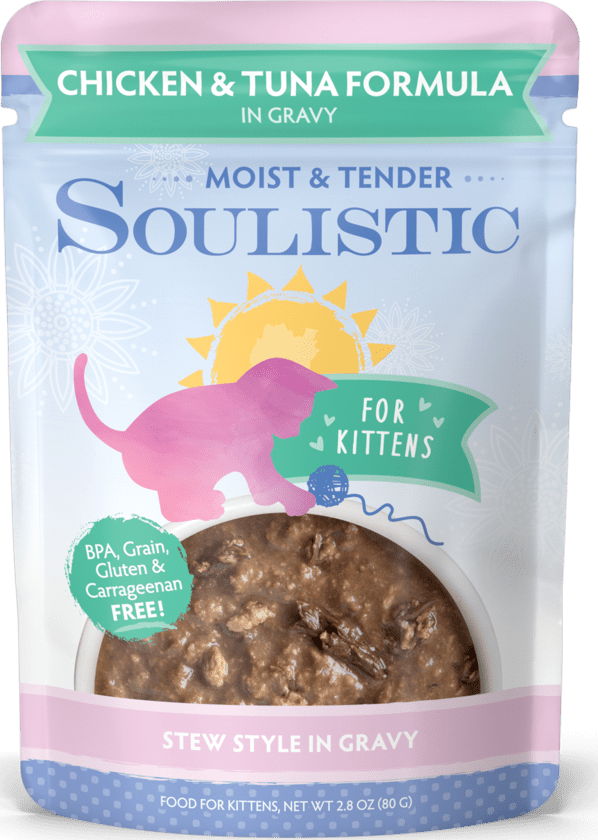 Soulistic Chicken & Tuna In Gravy Pouch For Kittens